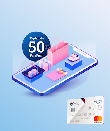CardFinans Nakit ile internette 50TL ParaPuan fırsatı!