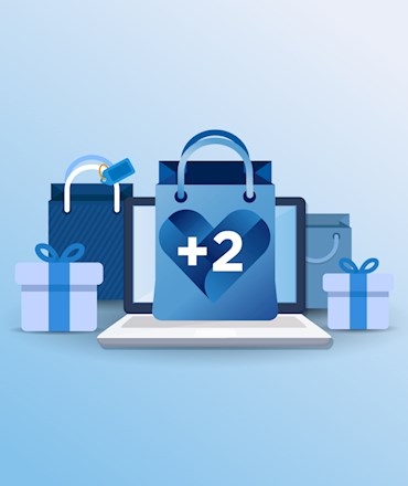 İnternet alışverişlerinizde +2 taksit!