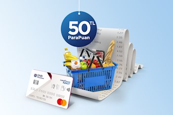 CardFinans Nakit ile markette 50TL ParaPuan fırsatı!