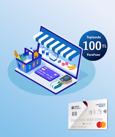 CardFinans Nakit ile internette 100TL ParaPuan fırsatı!