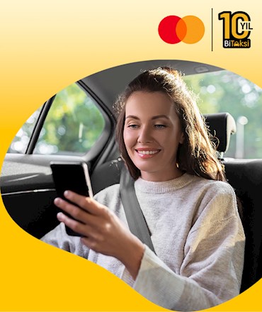 CardFinans Mastercard’ınız ile BiTaksi’de ilk yolculuğunuza 150 TL indirim!