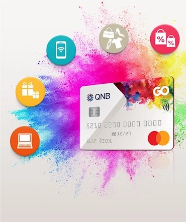 Aidat Ödetmeyen QNB GO Kredi Kartı ile ilk alışverişinize özel 500 TL ParaPuan!