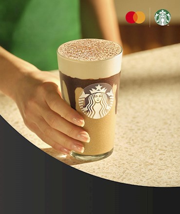 Mastercard Logolu QNB Kartlarınız ile Starbucks Mobil