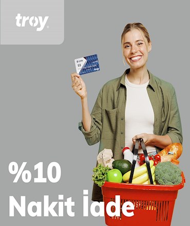 TROY Market Alışverişinde Kazandırıyor!