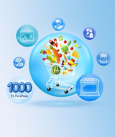 Market ve Restoran Harcamalarınıza Özel 1000 TL