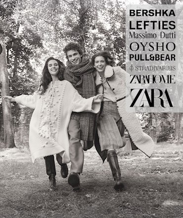 Zara, Massimo Dutti, Oysho, Bershka, Pull&Bear, Stradivarius, Lefties ve Zara Home mağazalarında 1.250 TL ParaPuan!